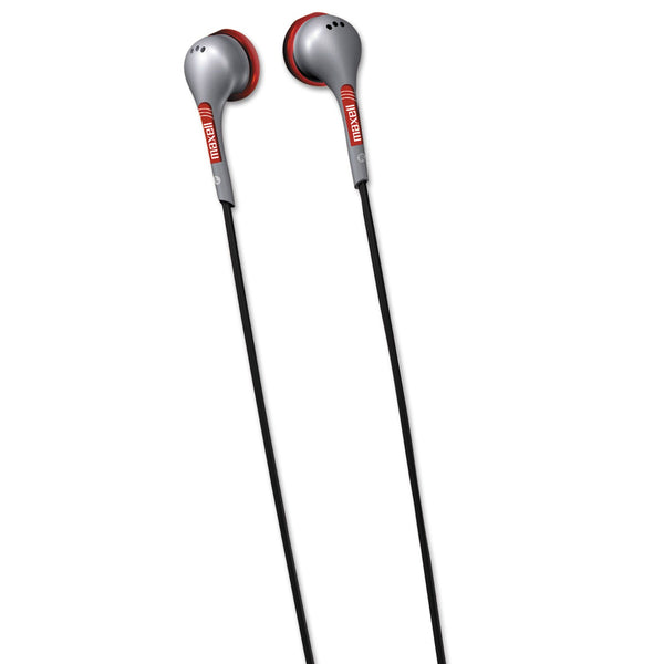 MAXELL CORP. OF AMERICA EB125 Digital Stereo Binaural Ear Buds for Portable Music Players, Silver