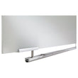 ICEBERG ENTERPRISES Clarity Glass Dry Erase Board with Aluminum Trim, 48 x 36, White Surface