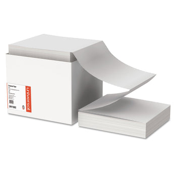 UNIVERSAL OFFICE PRODUCTS Printout Paper, 1-Part, 0.5
