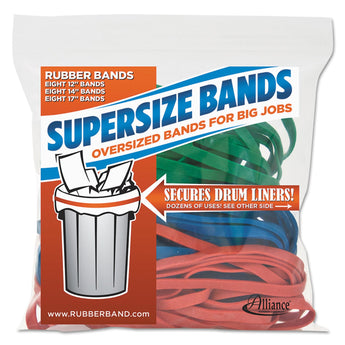 ALLIANCE RUBBER SuperSize Bands, 0.25
