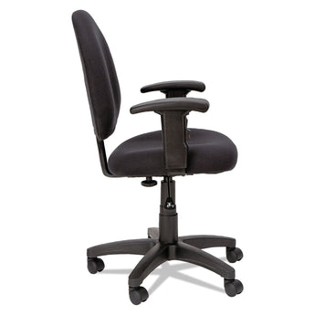 ALERA Alera Essentia Series Swivel Task Chair with Adjustable Arms, Supports Up to 275 lb, 17.71