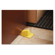 MASTER CASTER COMPANY Giant Foot Doorstop, No-Slip Rubber Wedge, 3.5w x 6.75d x 2h, Safety Yellow