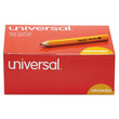 UNV24264 Universal™ Golf and Pew Pencil, HB (#2), Black Lead, Yellow Barrel, 144/Box
