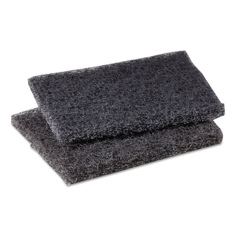 3M/COMMERCIAL TAPE DIV. Griddle Polishing Pad, 4 x 5.25, Gray, 60/Carton