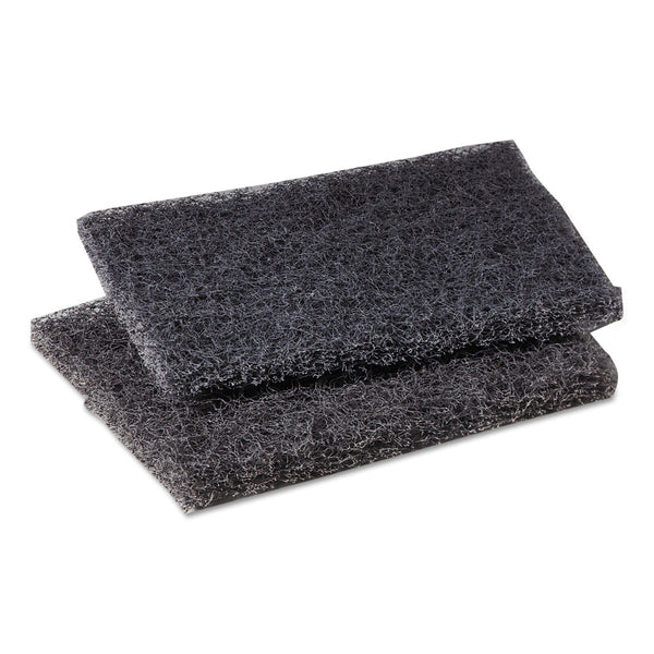 3M/COMMERCIAL TAPE DIV. Griddle Polishing Pad, 4 x 5.25, Gray, 60/Carton