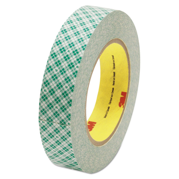 3M/COMMERCIAL TAPE DIV. Double-Coated Tissue Tape, 3" Core, 1" x 36 yds, White
