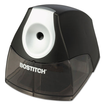 STANLEYSTANLEY BOSTITCH Personal Electric Pencil Sharpener, AC-Powered, 4.25 x 8.4 x 4, Black BOSTITCH QuietSharp 6 Classroom Electric Pencil Sharpener, AC-Powered, 6.13 x 10.69 x 9, Blue
