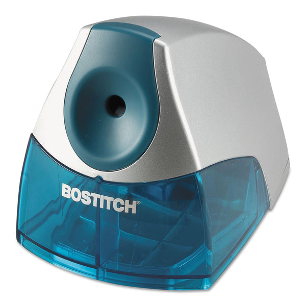 STANLEY BOSTITCH Personal Electric Pencil Sharpener, AC-Powered, 4.25 x 8.4 x 4, Blue