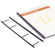 ACCO BRANDS, INC. VeloBind Reclosable Spines, 200 Sheet Capacity, Black, 25/Pack