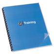 ACCO BRANDS, INC. Clear View Presentation Covers for Binding Systems, 6 mil, Clear, 11 x 8.5, Unpunched, 100/Box