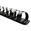 ACCO BRANDS, INC. CombBind Standard Spines, 1/2" Diameter, 90 Sheet Capacity, Black, 100/Box