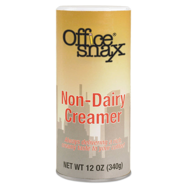 Office Snax® Reclosable Canister of Powder Non-Dairy Creamer, 12oz