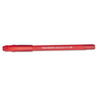 SANFORD FlexGrip Ultra Recycled Ballpoint Pen, Stick, Medium 1 mm, Red Ink, Red Barrel, Dozen