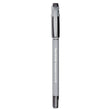 SANFORD FlexGrip Ultra Recycled Ballpoint Pen, Stick, Medium 1 mm, Black Ink, Gray Barrel, Dozen