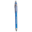 SANFORD FlexGrip Elite Ballpoint Pen, Retractable, Fine 0.8 mm, Blue Ink, Blue Barrel, Dozen