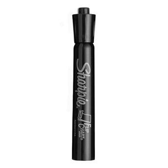 SANFORD Flip Chart Marker, Broad Bullet Tip, Black, 8/Pack