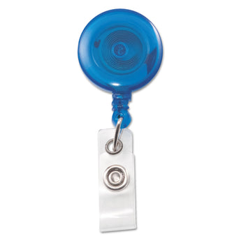 ADVANTUS CORPORATION Translucent Retractable ID Card Reel, 30