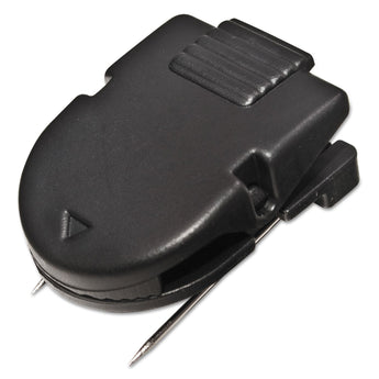 ADVANTUS CORPORATION Wall Clips for Fabric Panels, 40 Sheet Capacity, Black, 50/Box