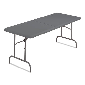 ICEBERG ENTERPRISES IndestrucTable Classic Bi-Folding Table, Rectangular, 60