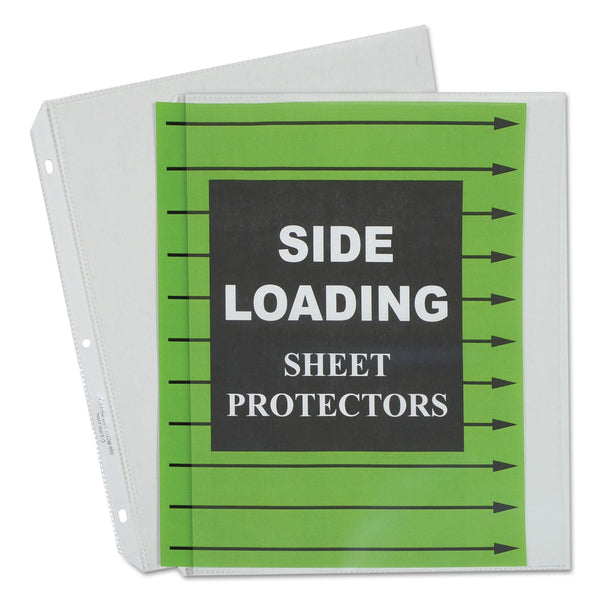 C-Line® Side Loading Polypropylene Sheet Protectors, Clear, 2", 11 x 8.5, 50/Box