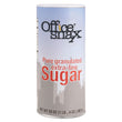 OFFICE SNAX, INC. Reclosable Canister of Sugar, 20 oz, 3/Pack