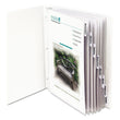 C-Line® Sheet Protectors with Index Tabs, Clear Tabs, 2", 11 x 8.5, 8/Set