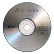 VERBATIM CORPORATION CD-R Recordable Disc, 700 MB/80min, 52x, Spindle, Silver, 50/Pack