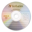 VERBATIM CORPORATION DVD-R Recordable Disc, 4.7 GB, 16x, Spindle, Silver, 100/Pack