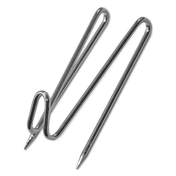 ADVANTUS CORPORATION Panel Wall Wire Hooks, Silver, 25 Hooks/Pack