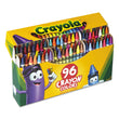 BINNEY & SMITH / CRAYOLA Classic Color Crayons in Flip-Top Pack with Sharpener, 96 Colors/Pack