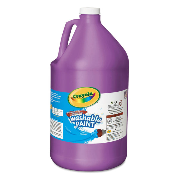 BINNEY & SMITH / CRAYOLA Washable Paint, Violet, 1 gal Bottle