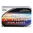ALLIANCE RUBBER X-Treme Rubber Bands, Size 117B, 0.08" Gauge, Black, 1 lb Box, 200/Box