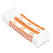 Pap-R Products Currency Straps, Orange, $50 in Dollar Bills, 1000 Bands/Pack