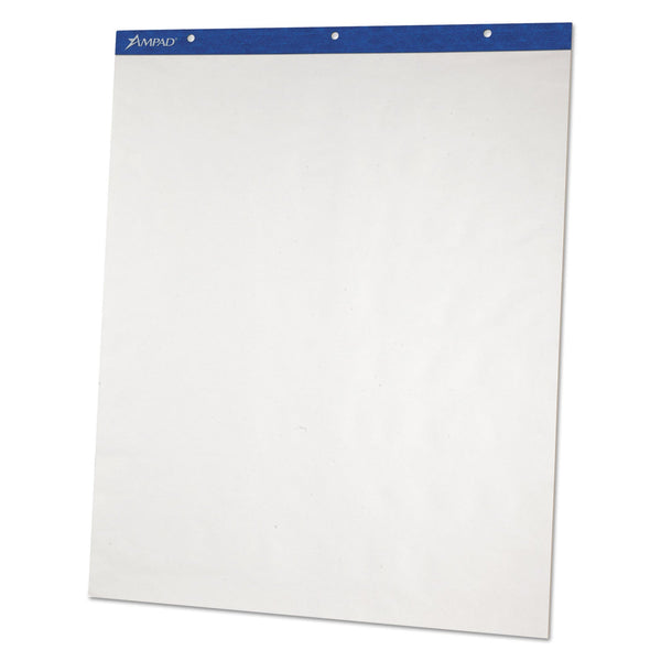 AMPAD/DIV. OF AMERCN PD&PPR Flip Charts, Unruled, 27 x 34, White, 50 Sheets, 2/Carton