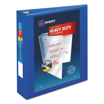 AVERY PRODUCTS CORPORATION Heavy-Duty View Binder with DuraHinge and One Touch EZD Rings, 3 Rings, 2
