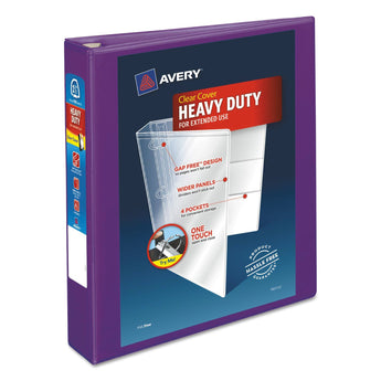 AVERY PRODUCTS CORPORATION Heavy-Duty View Binder with DuraHinge and One Touch EZD Rings, 3 Rings, 1.5