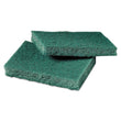 3M/COMMERCIAL TAPE DIV. General Purpose Scrub Pad, 3 x 4.5, Green, 40 Pads/Box, 2 Boxes/Carton