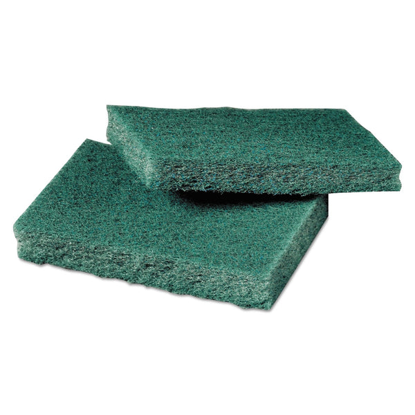 3M/COMMERCIAL TAPE DIV. General Purpose Scrub Pad, 3 x 4.5, Green, 40 Pads/Box, 2 Boxes/Carton