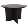ALERA Alera Valencia Round Conference Table with Legs, 42" Diameter x 29.5h, Espresso