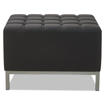 ALERA Alera QUB Series Ottoman, 26.38w x 21.5d x 17.5h, Black