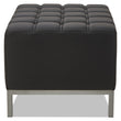 ALERA Alera QUB Series Ottoman, 26.38w x 21.5d x 17.5h, Black