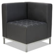 ALERA Alera QUB Series Corner Sectional, 26.38w x 26.38d x 30.5h, Black