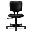 HON COMPANY Volt Series Leather Task Chair, Supports Up to 250 lb, 18" to 22.25" Seat Height, Black