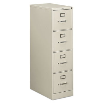 HON COMPANY 510 Series Vertical File, 4 Letter-Size File Drawers, Light Gray, 15