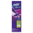 PROCTER & GAMBLE WetJet Mop, 11 x 5 White Cloth Head, 46" Purple/Silver Aluminum/Plastic Handle