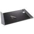 ARTISTIC LLC Monticello Desk Pad, with Fold-Out Sides, 24 x 19, Black