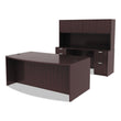 ALERA Alera Valencia Series Bow Front Desk Shell, 71" x 41.38" x 29.63", Espresso
