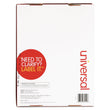 UNIVERSAL OFFICE PRODUCTS White Labels, Inkjet/Laser Printers, 1 x 2.63, White, 30/Sheet, 250 Sheets/Pack