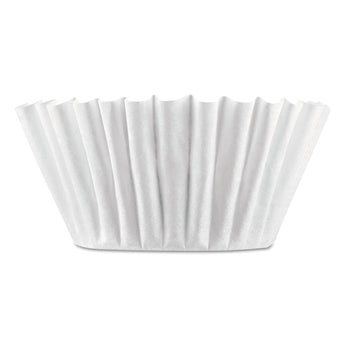 BUNN-O-MATIC Coffee Filters, 8 to 12 Cup Size, Flat Bottom, 100/Pack
