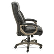 ALERA Alera Veon Series Executive High-Back Bonded Leather Chair, Supports Up to 275 lb, Black Seat/Back, Graphite Base